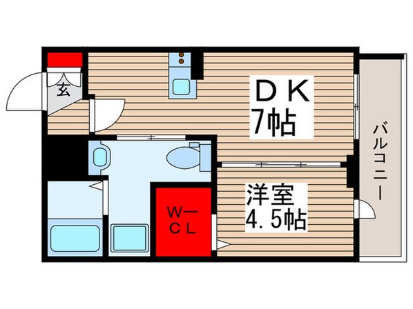 CRESCENT　COURTの物件間取画像